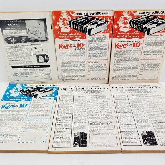 Analog Science Fiction Fact Magazines 1967, 6 Issues Jan-June Poul Anderson More - Picture 3 of 11